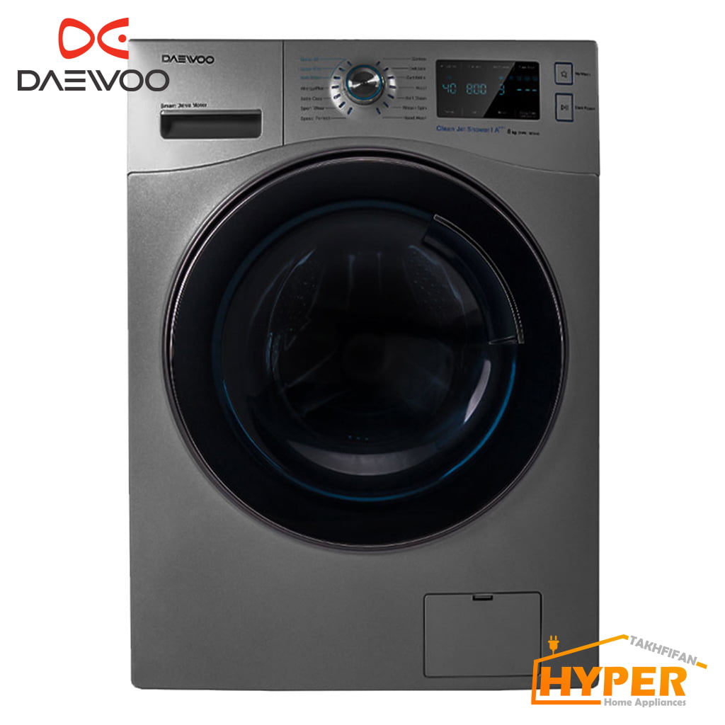ماشین لباسشویی دوو DWK-8543v تیتانیوم 8 کیلویی