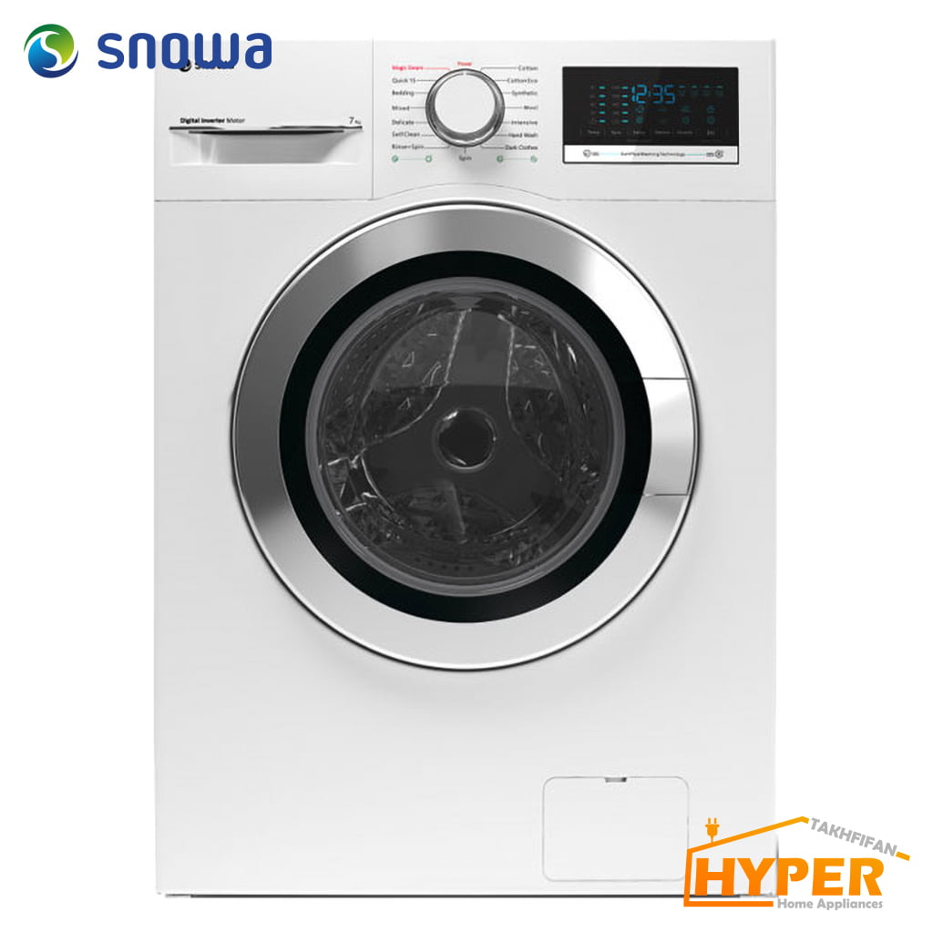 ماشین لباسشویی اسنوا SWM-82301 سفید 8 کیلویی