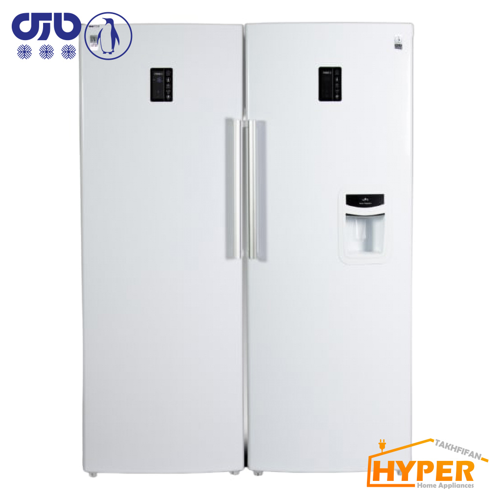 یخچال فریزر دوقلو 1700i پارس PRH17633EW/W-PFN16631EW سفید