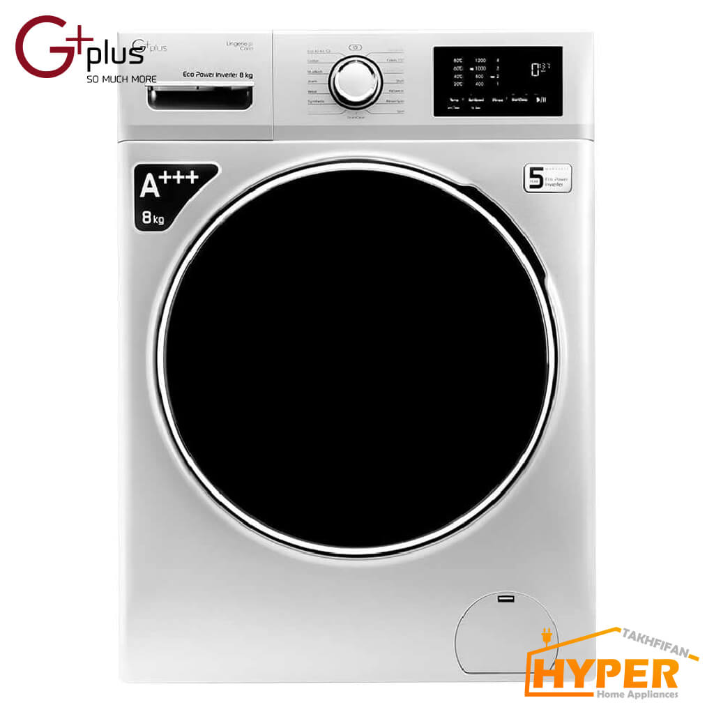 ماشین لباسشویی جی پلاس GWM-P8220W