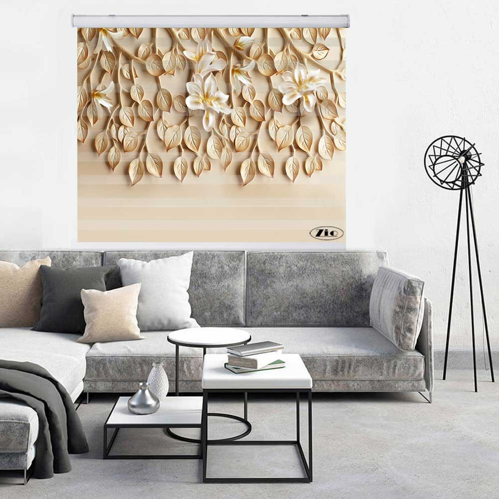 پرده زبرا زیو کد 3D1312 سایز 150x150 سانتی متر