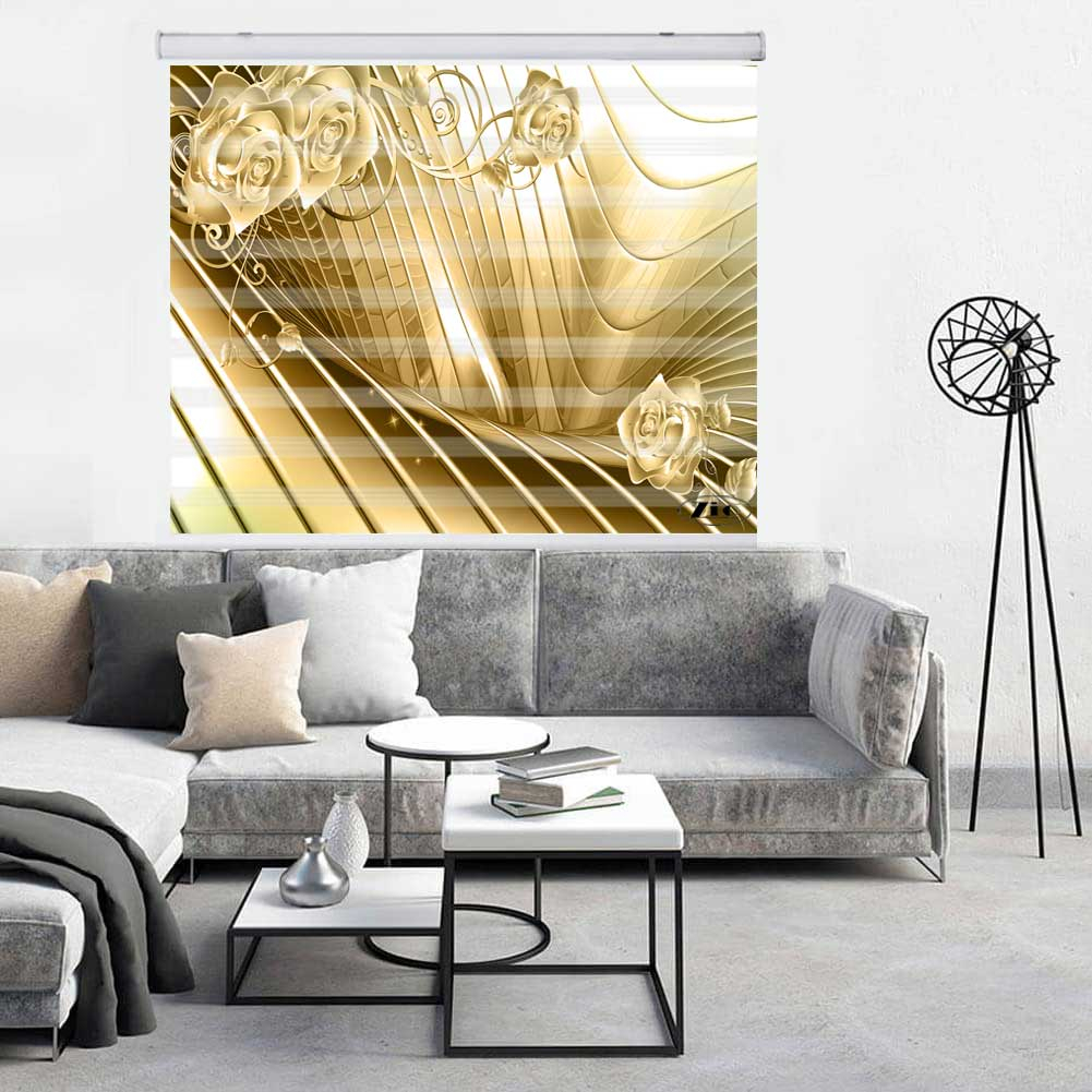 پرده زبرا زیو کد 3D1413 سایز 150x200 سانتی متر