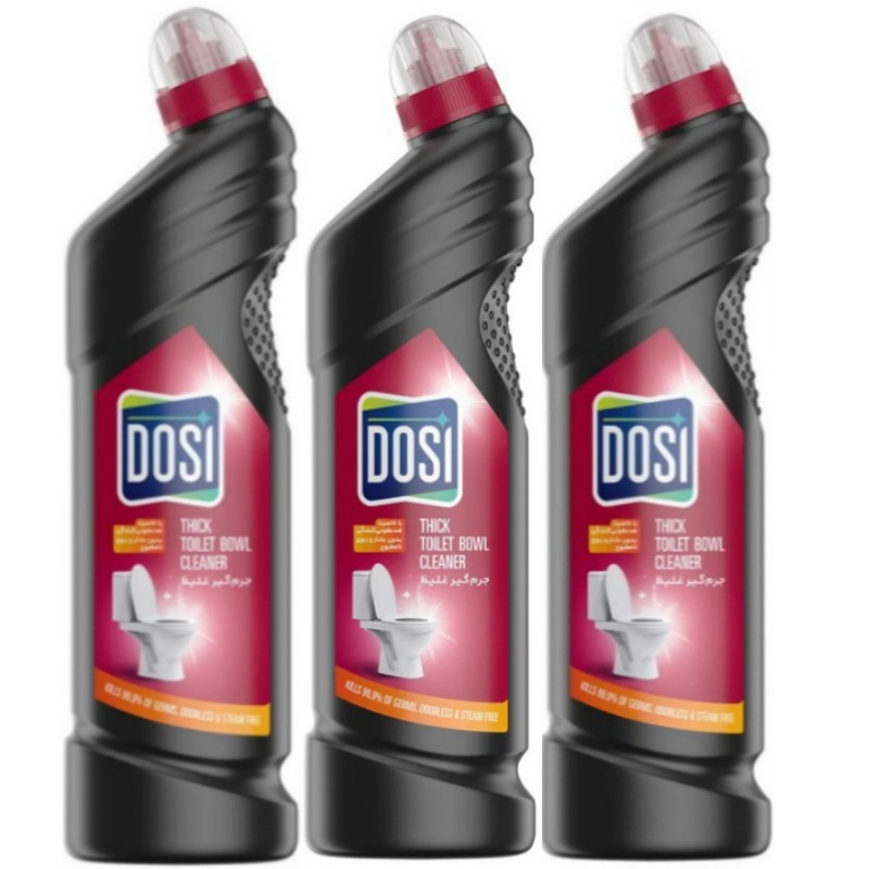 مایع جرمگیر غلیظ بدون بو و بخار دوسی مدل D3 حجم 750 میلی لیتر بسته 3 عددی