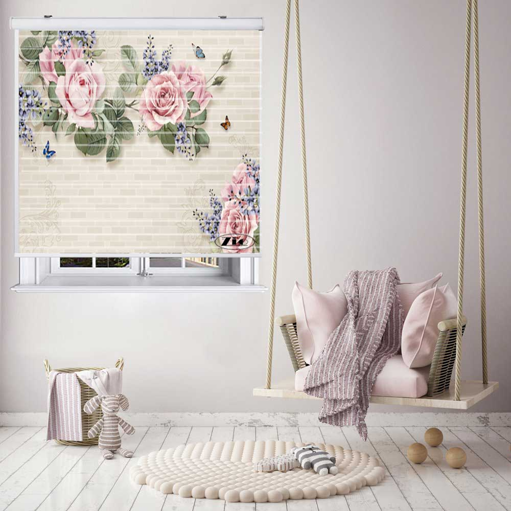 پرده زبرا زیو مدل 3D1113 سایز 150x150 سانتی متر