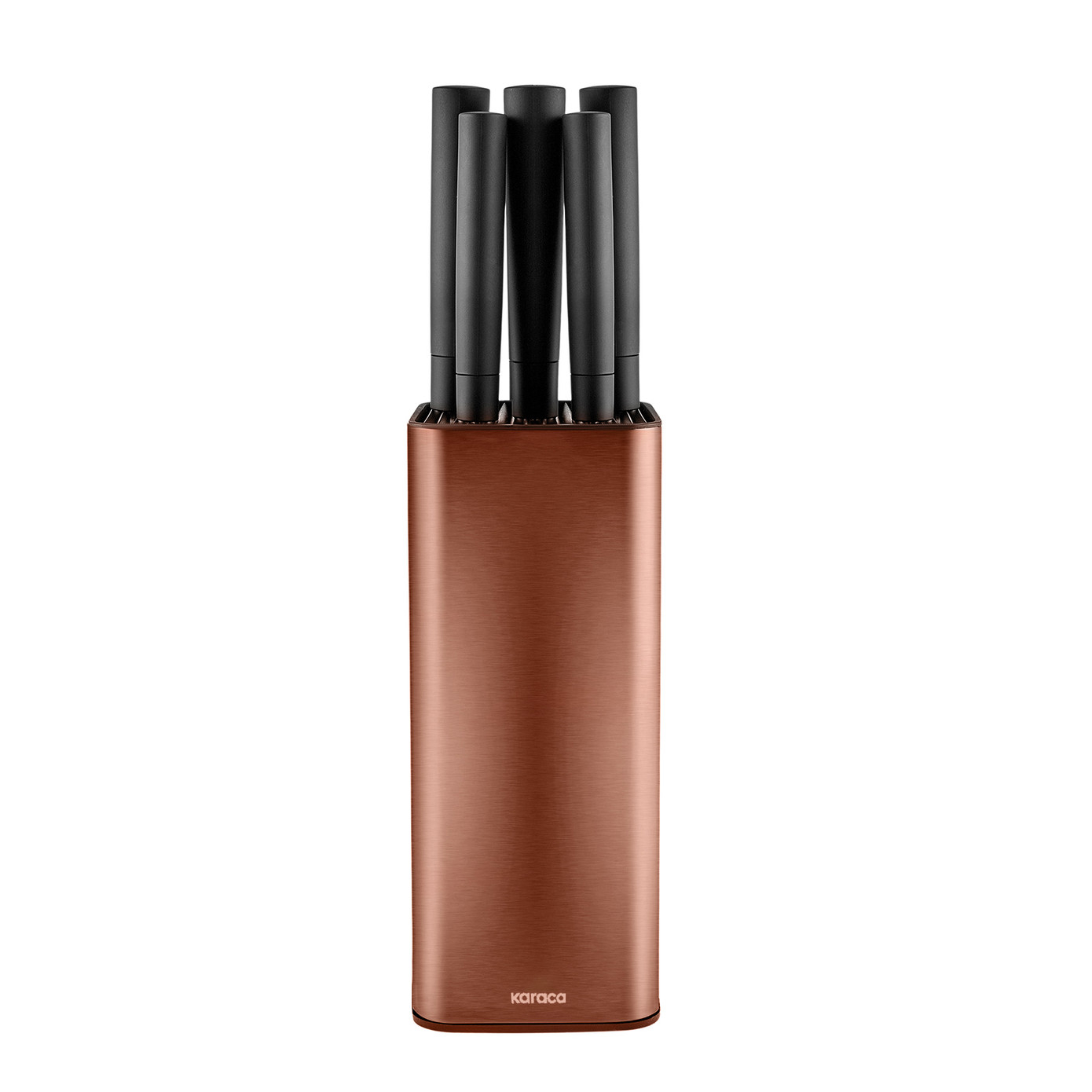 سرویس چاقو آشپزخانه 6 پارچه کاراجا مدل Grammy Copper