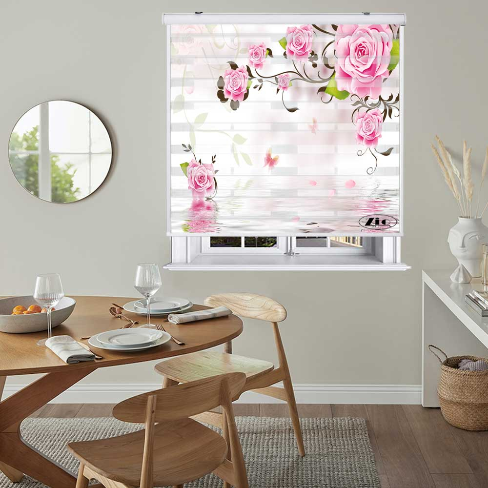 پرده زبرا زیو کد 3D1426 سایز 150x200 سانتی متر
