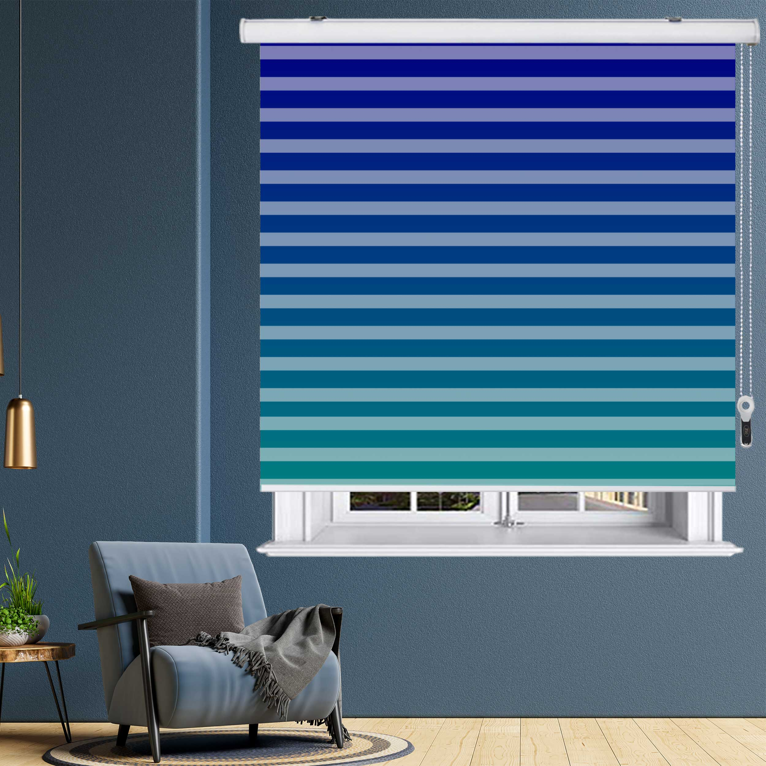 پرده زبرا زیو مدل G 8 سایز 150x150 سانتی متر