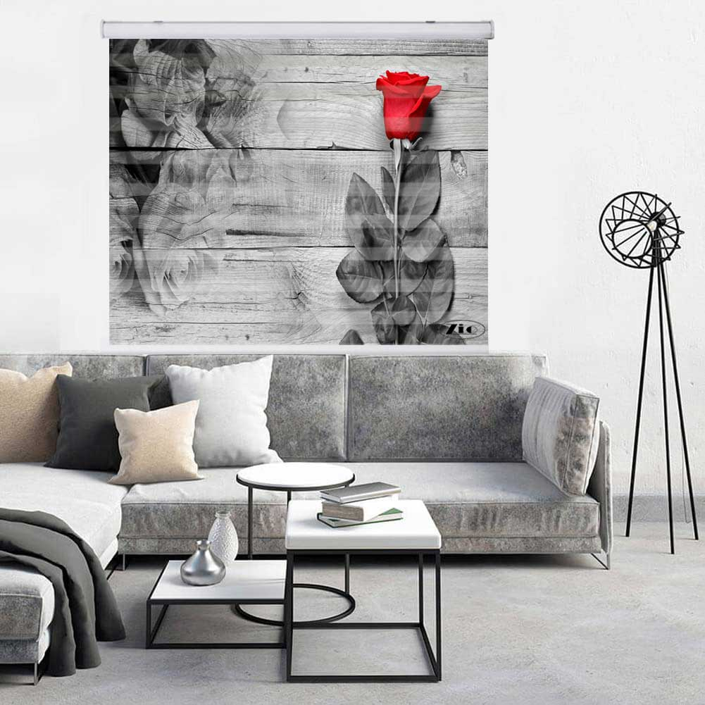 پرده زبرا کد کالا 3D1256 سایز 150x200 سانتی متر