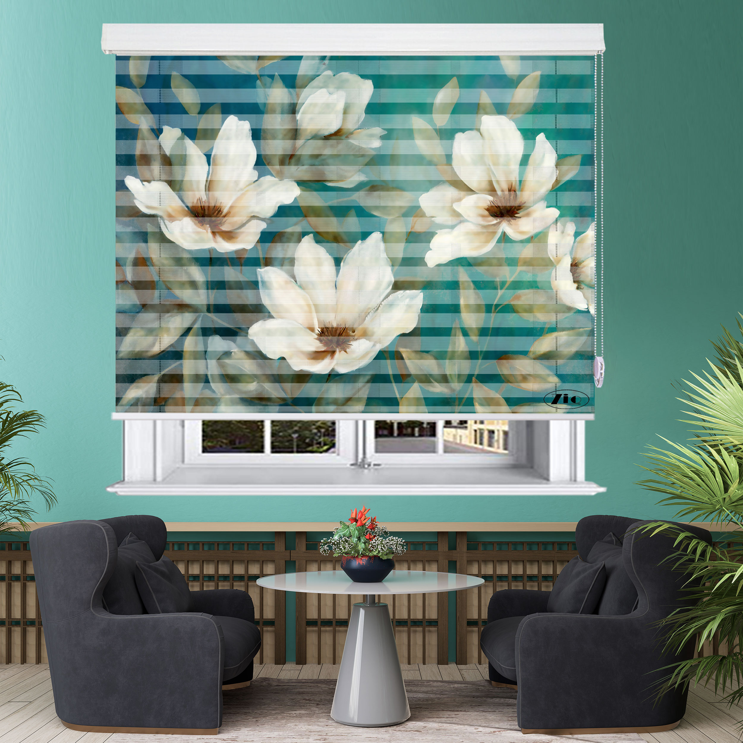 پرده زبرا زیو مدل 3D-1131 سایز 100x200 سانتی متر
