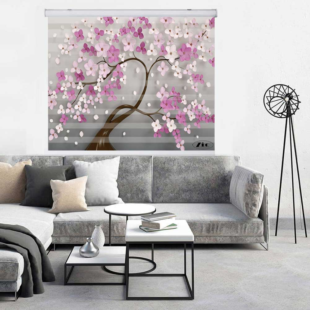 پرده زبرا زیو کد 3D1349 سایز 150x200 سانتی متر