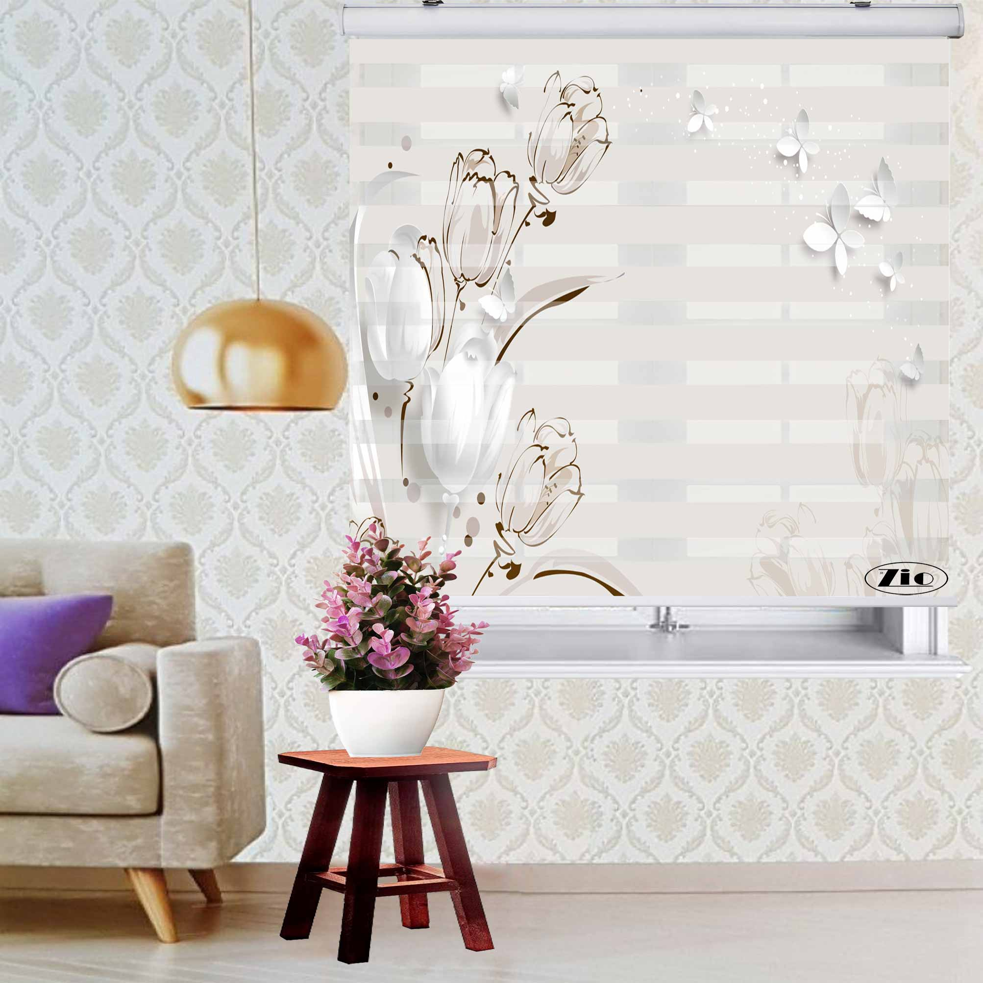 پرده زبرا زیو مدل 3d1038 سایز 150x150 سانتی متر