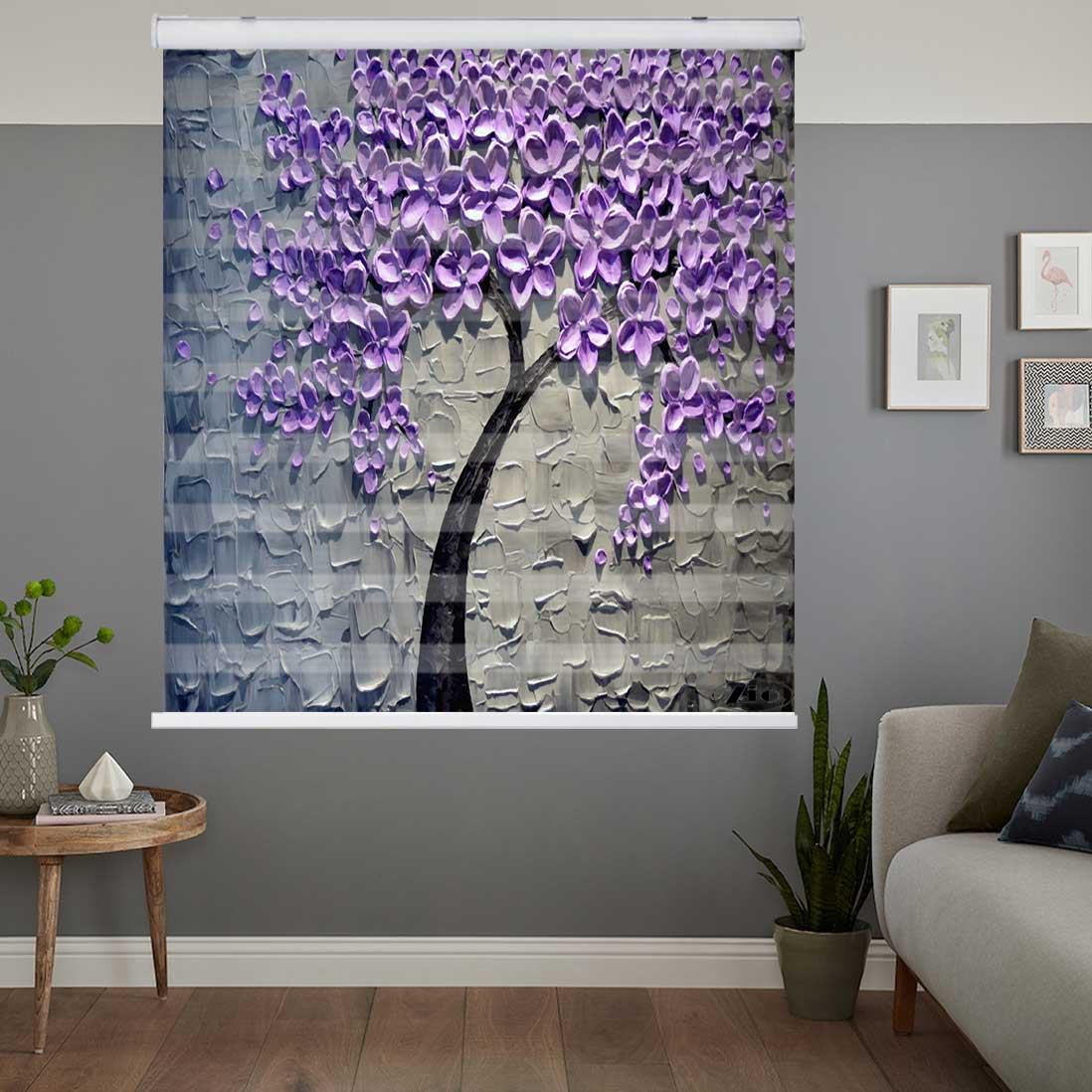 پرده زبرا زیو کد 3D1197 سایز 150x150 سانتی متر