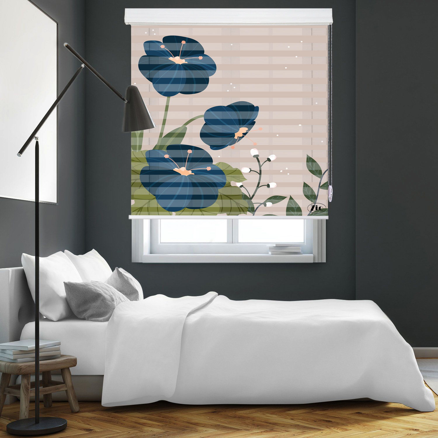 پرده زبرا زیو مدل O-7030 سایز 100x200 سانتی متر