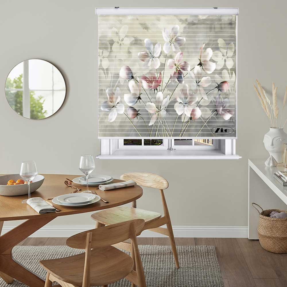 پرده زبرا زیو مدل 3D1098 سایز 150x150 سانتی متر