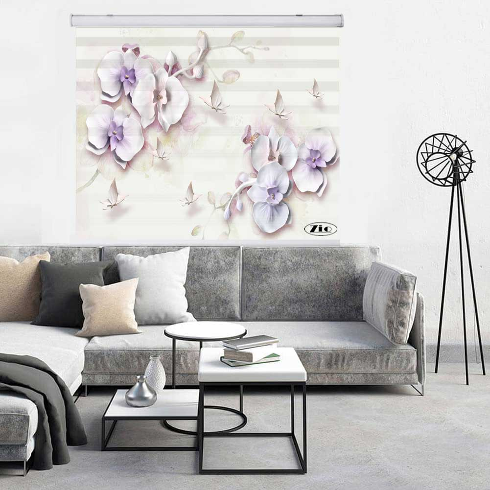 پرده زبرا زیو کد 3D1307 سایز 150x150 سانتی متر