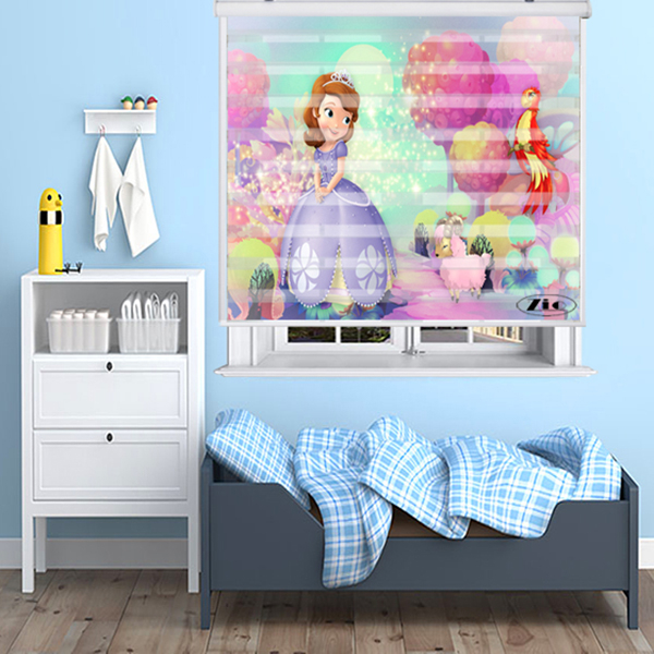 پرده زبرا زیو کد n K3097 سایز 150x150 سانتی متر