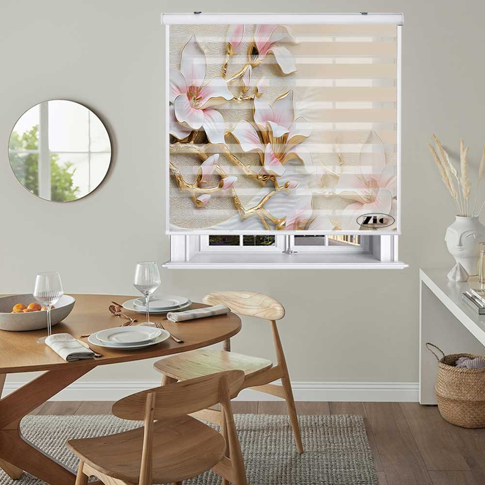 پرده زبرا زیو کد 3D1440 سایز 150x200 سانتی متر