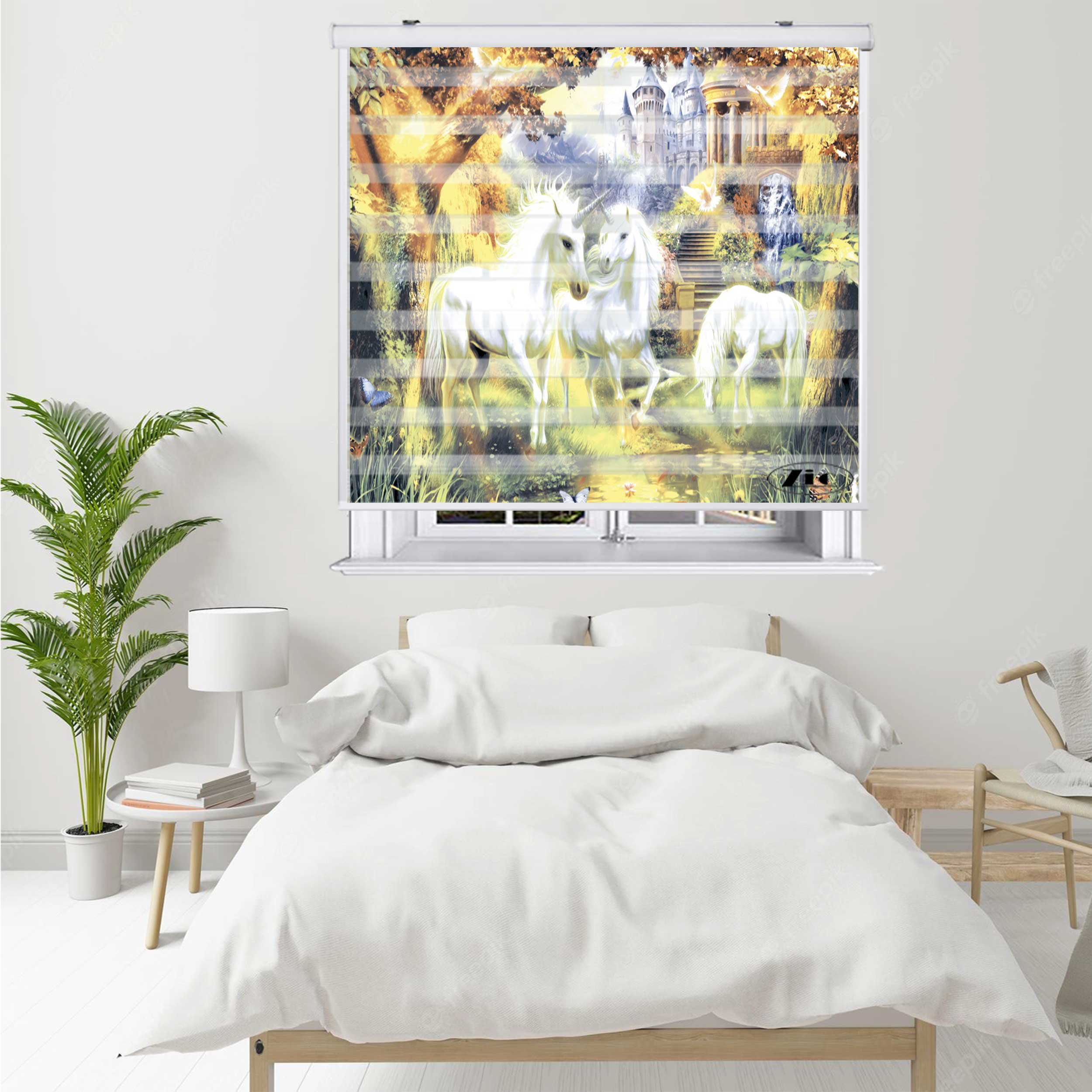 پرده زبرا زیو مدل P6048 سایز 150x200 سانتی متر