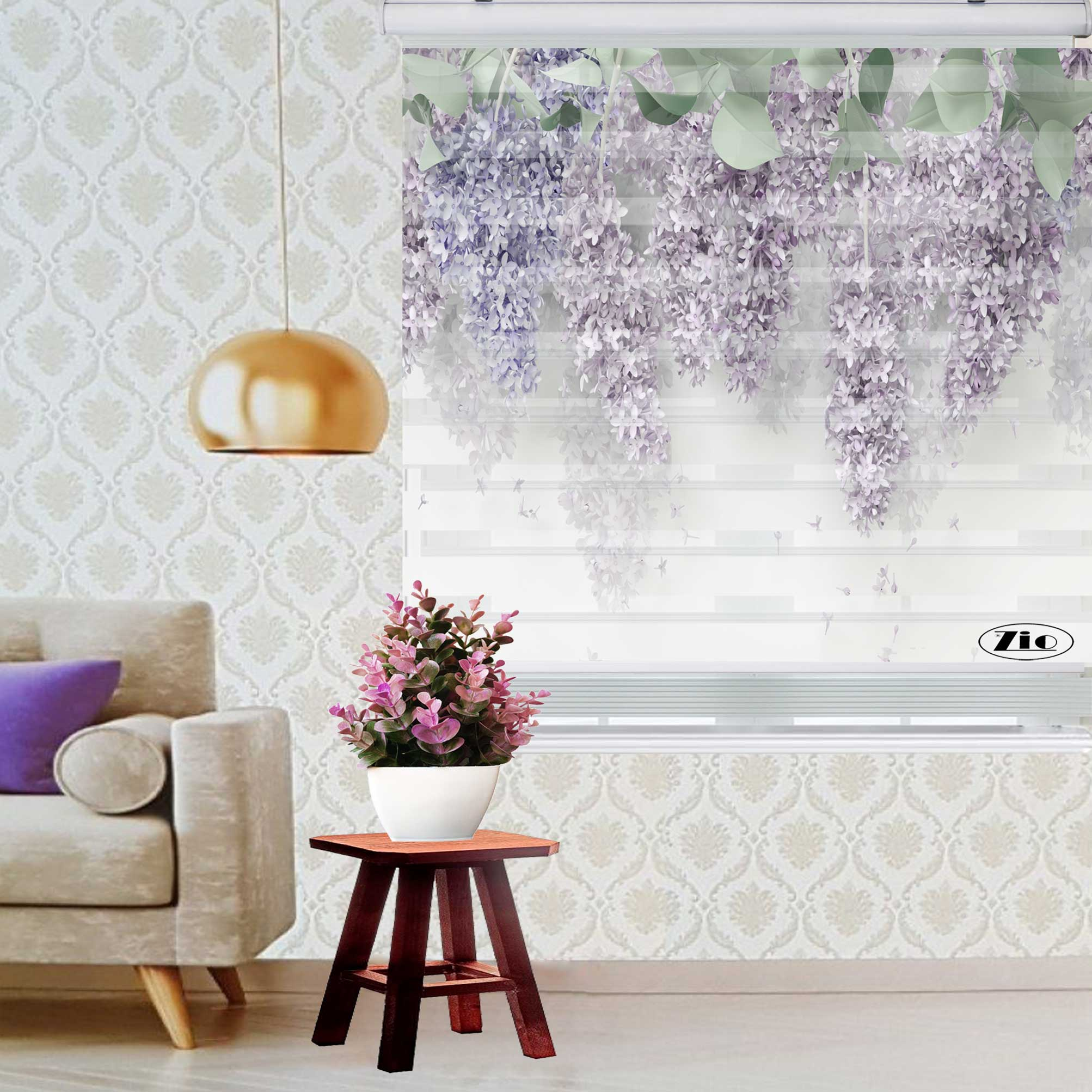 پرده زبرا زیو کد 3D1069 سایز 150x200 سانتی متر