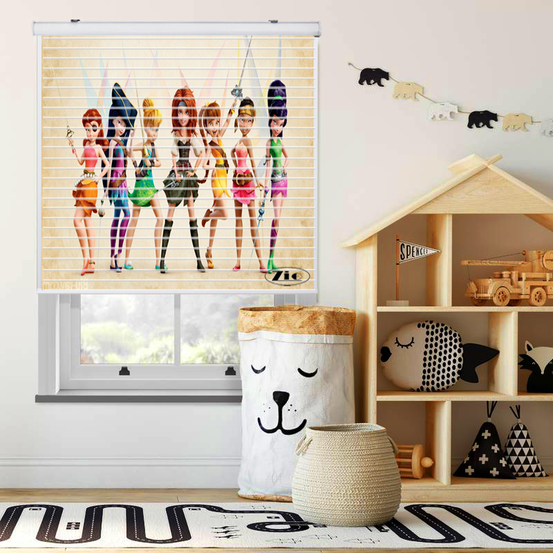 پرده زبرا زیو مدل سیلوئت K3064 سایز 150x150 سانتی متر