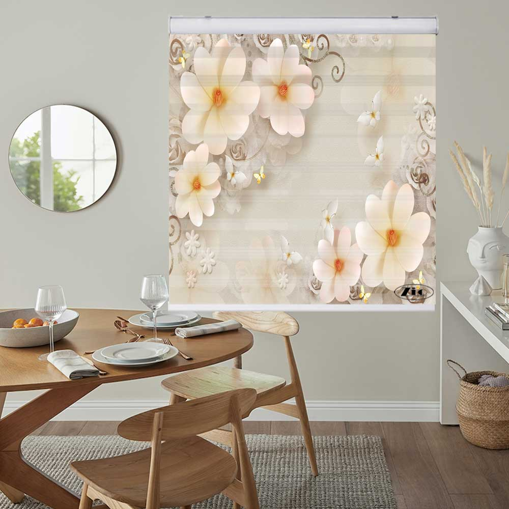 پرده زبرا زیو کد 3D1354 سایز 150x200 سانتی متر