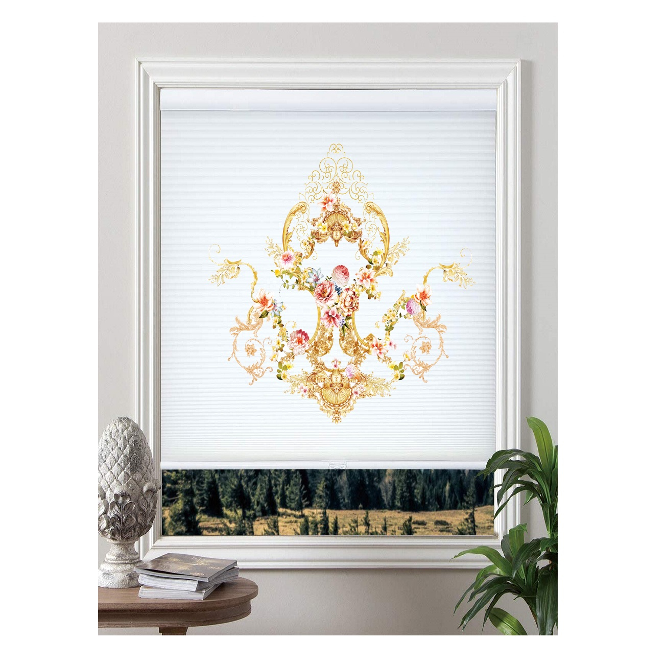 پرده زبرا زیو کد ZHO3135 سایز 200 × 180 سانتی‌ متر