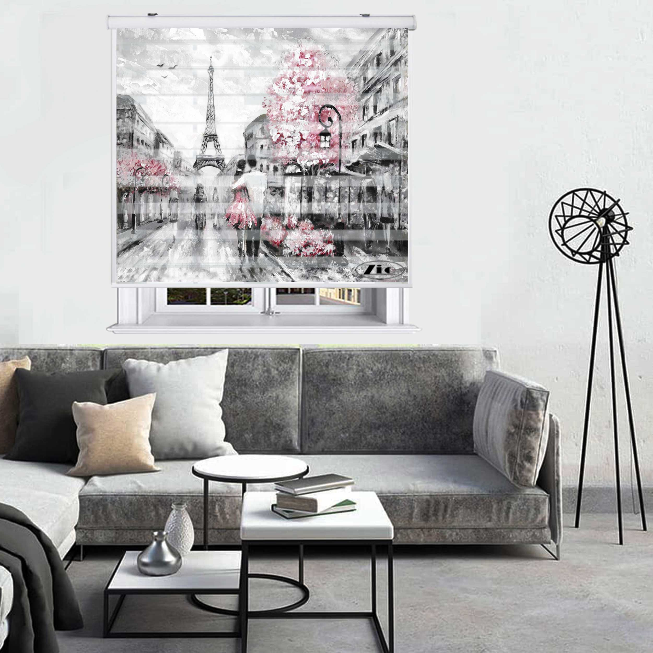 پرده زبرا زیو مدل P6033 سایز 150x200 سانتی متر