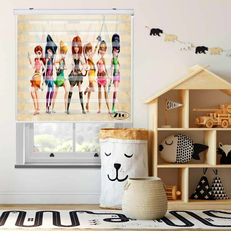 پرده زبرا زیو کد K3064 سایز 150X150 سانتی متر