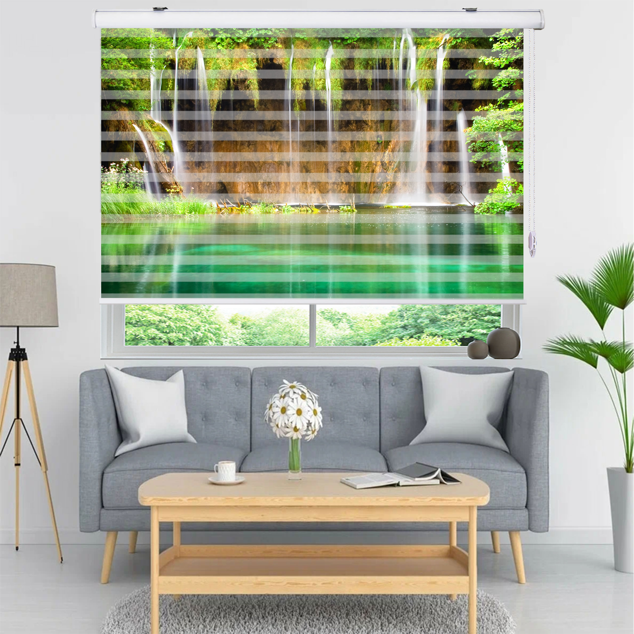 پرده زبرا زیو مدل L5052 سایز 200x280 سانتی متر
