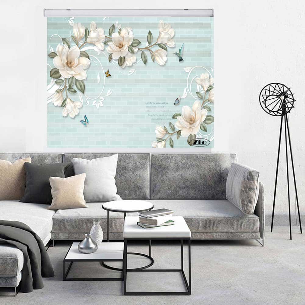 پرده زبرا زیو کد 3D1344 سایز 150x150 سانتی متر