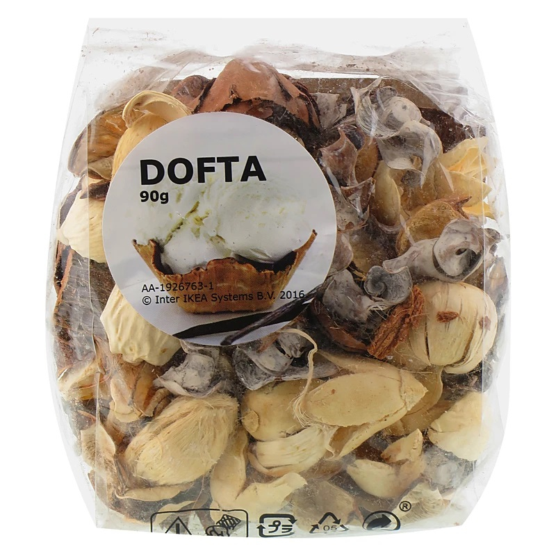 گل خشک آیکیا مدل Dofta رایحه بستنی وانیلی وزن 60 گرم
