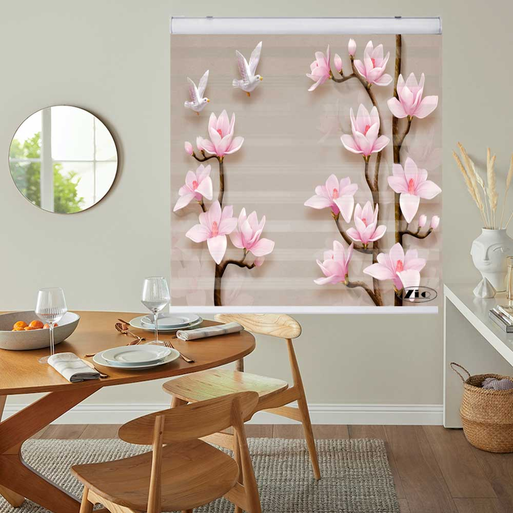 پرده زبرا زیو کد 3D1324 سایز 150x200 سانتی متر