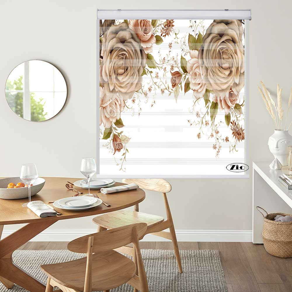 پرده زبرا زیو کد 3D1415 سایز 150x200 سانتی متر
