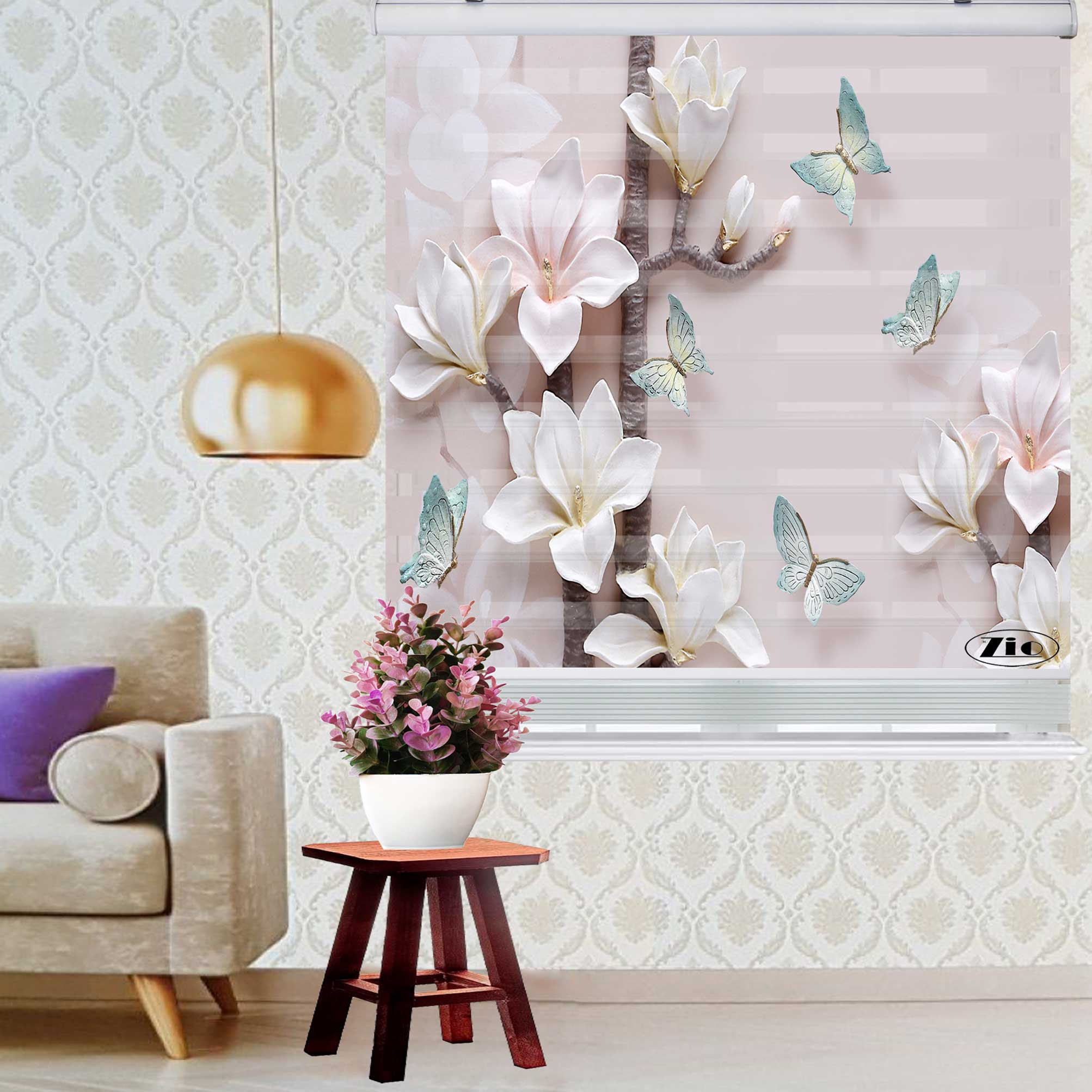 پرده زبرا زیو کد 3D1108 سایز 150x200 سانتی متر