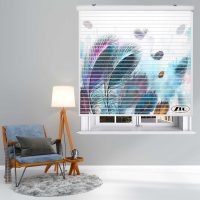 پرده زبرا زیو مدل سیلوئت 3D1527 سایز 150x150 سانتی متر