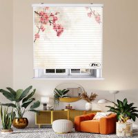 پرده زبرا زیو مدل سیلوئت 3D1405 سایز 150x150 سانتی متر