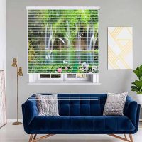 پرده زبرا زیو مدل سیلوئت L-5021 سایز 150x150 سانتی متر