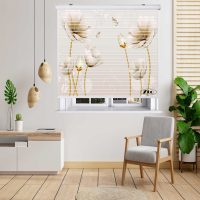 پرده زبرا زیو مدل سیلوئت 3D1352 سایز 150x150 سانتی متر