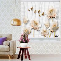 پرده زبرا زیو کد 3D1109 سایز 150x150 سانتی متر