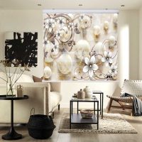 پرده زبرا زیو کد 3D1417 سایز 150x150 سانتی متر