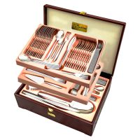 سرویس قاشق و چنگال 149 پارچه جی فی نی مدل G-02 لاکچری