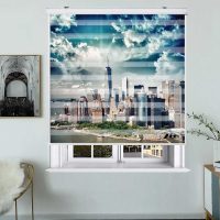 پرده زبرا زیو کد 3D2005 سایز 150x150 سانتی متر