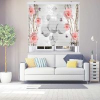 پرده زبرا زیو مدل سیلوئت 3D1418 سایز 150x150 سانتی متر