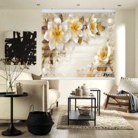 پرده زبرا زیو کد 3D1172 سایز 150x150 سانتی متر