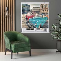 پرده زبرا زیو مدل OV 7015 سایز 150x150 سانتی متر