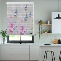 پرده زبرا زیو مدل 3D1049 سایز 150x150 سانتی متر