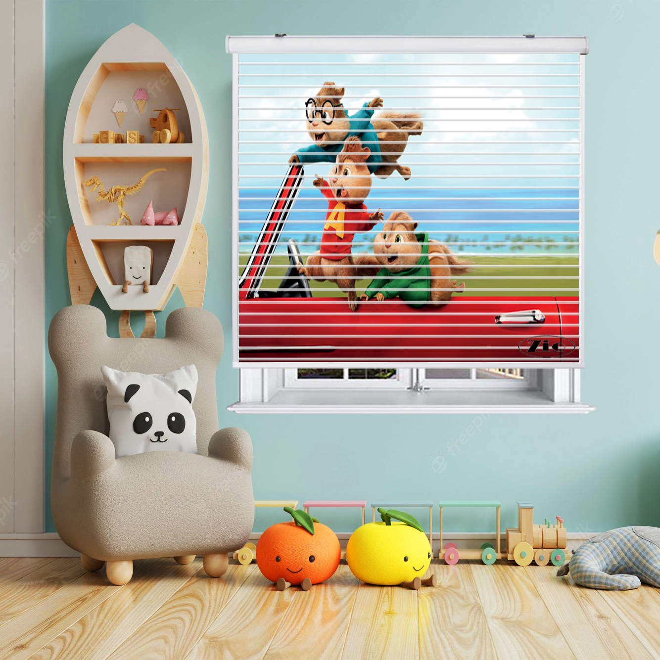 پرده زبرا زیو مدل سیلوئت K3058 سایز 150x150 سانتی متر