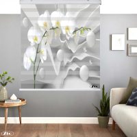 پرده زبرا زیو کد 3D1111 سایز 150x150 سانتی متر