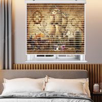 پرده زبرا زیو مدل  K3100 سایز 150x150 سانتی متر