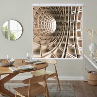 پرده زبرا زیو کد 3D1369 سایز 150x150 سانتی متر